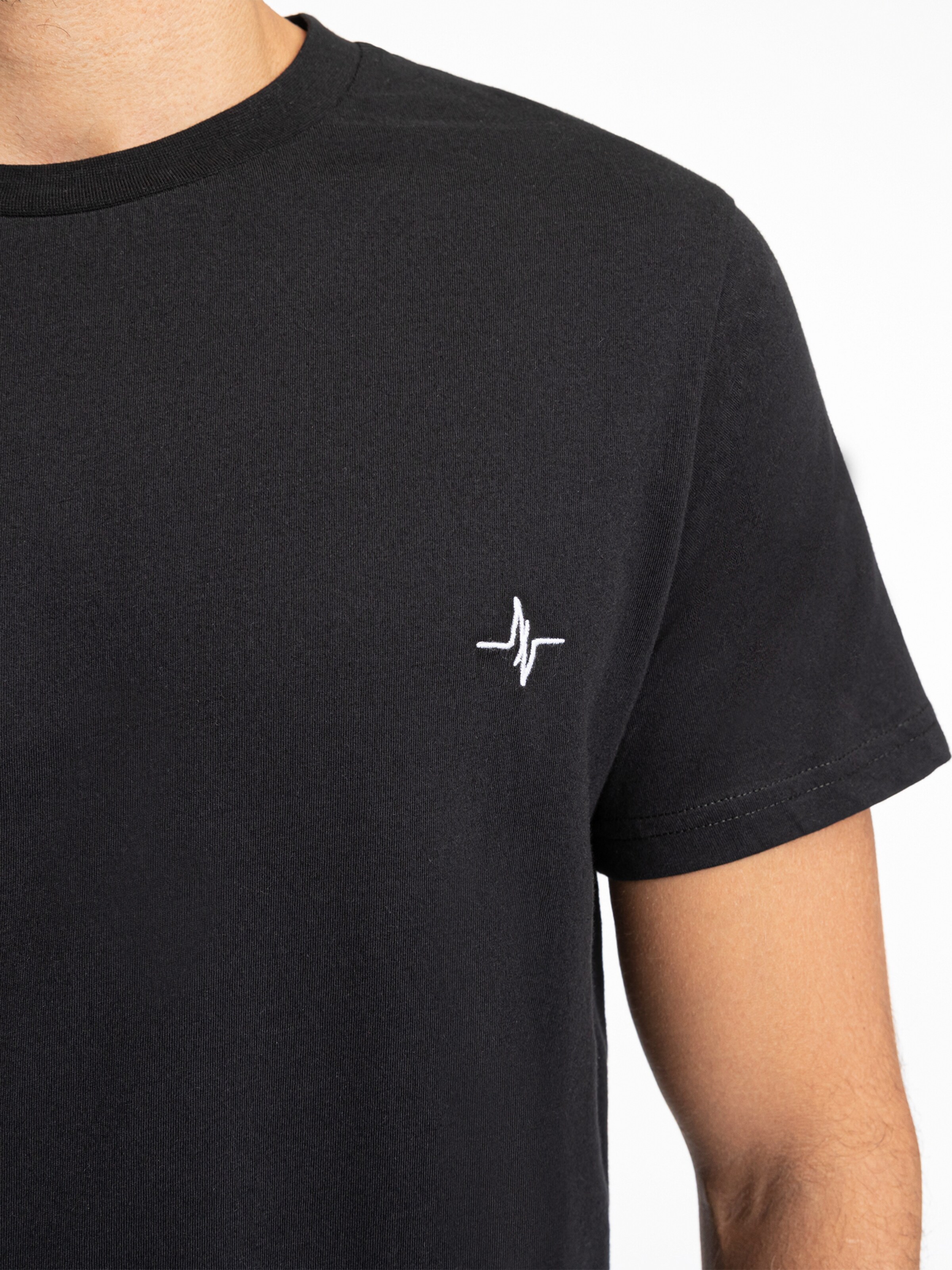 SPITZBUB Shirt 'Günther' in Black