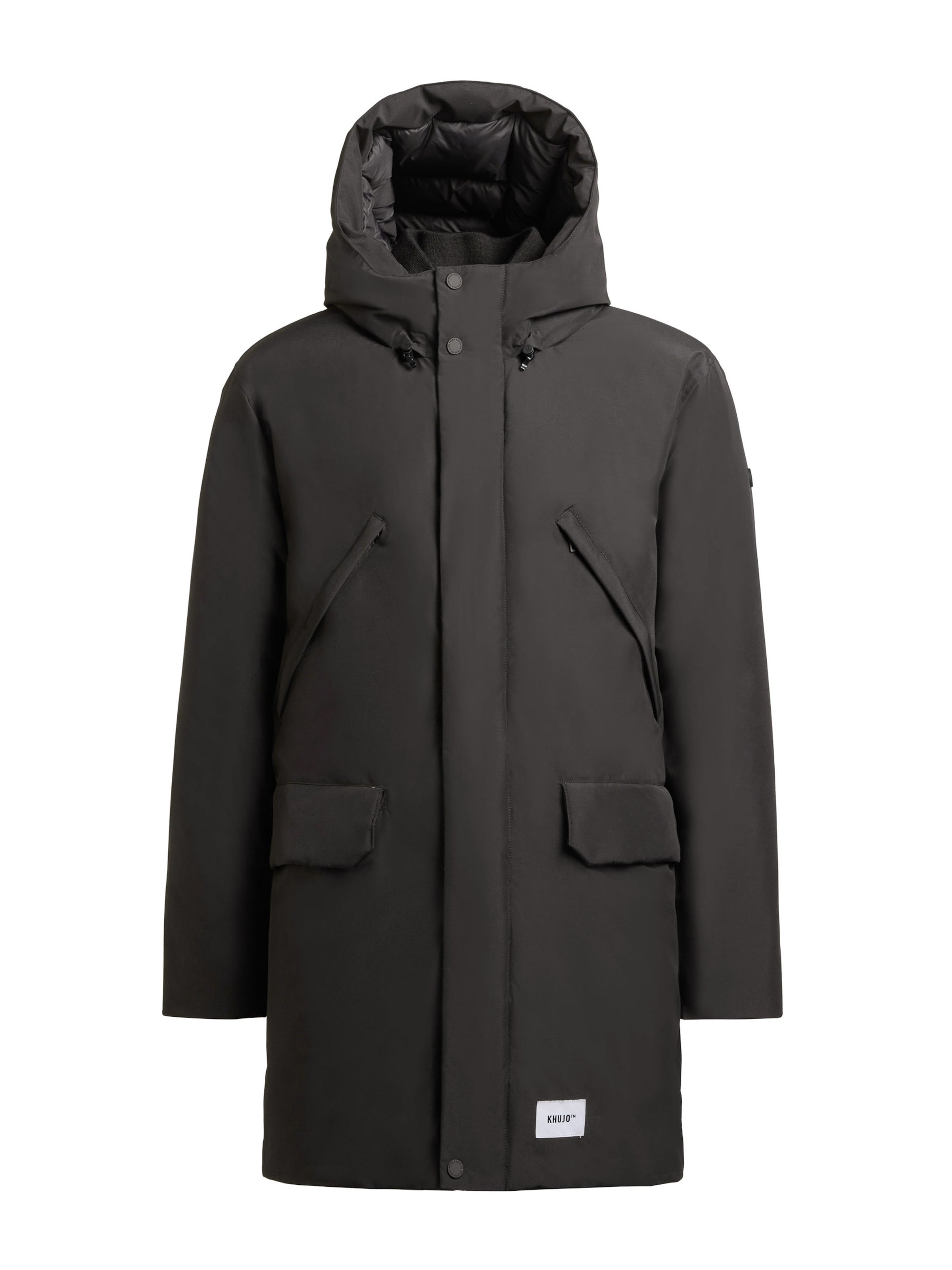 khujo Zimní parka 'Figaro' – šedá: přední strana