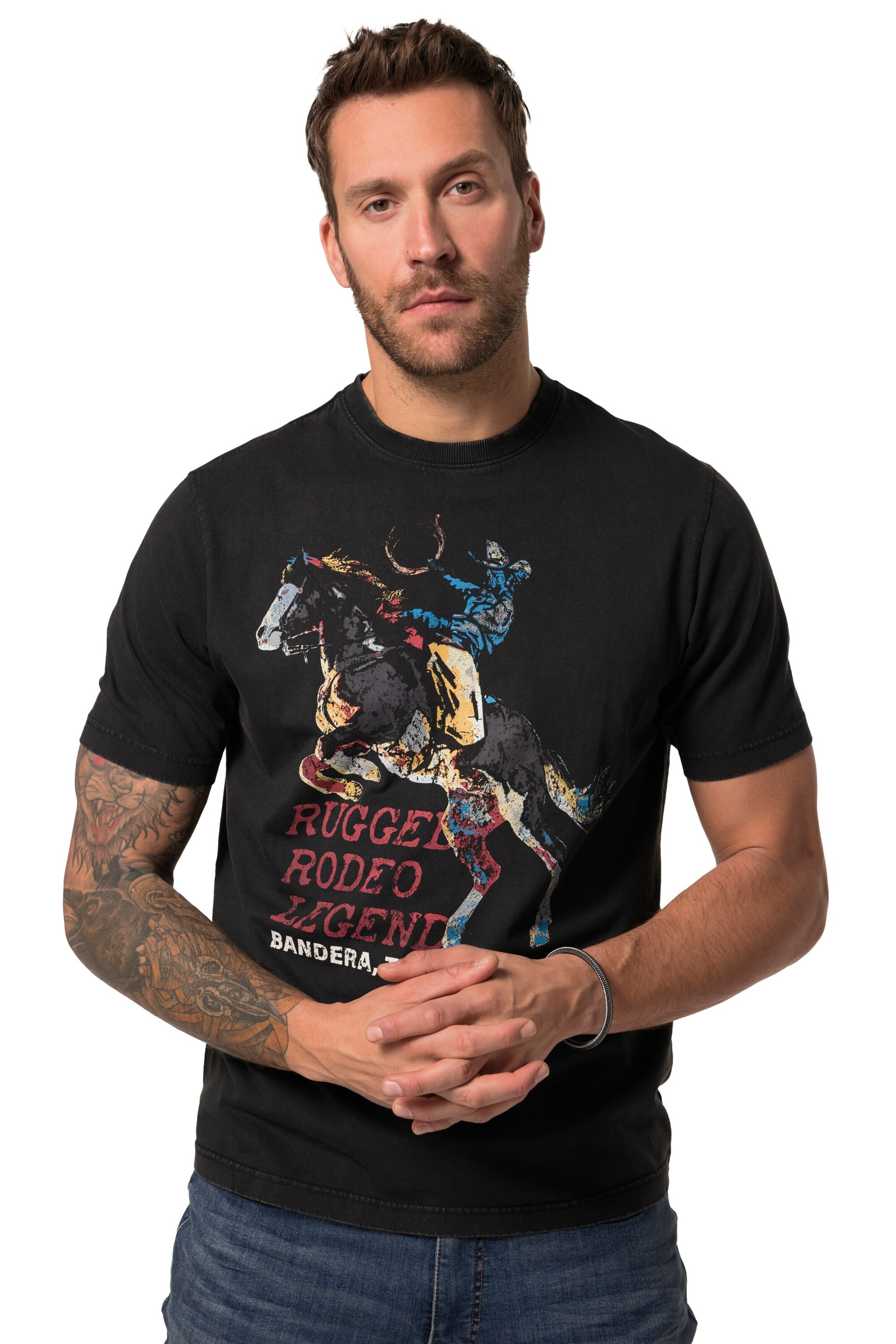 JP1880 Shirt in Zwart