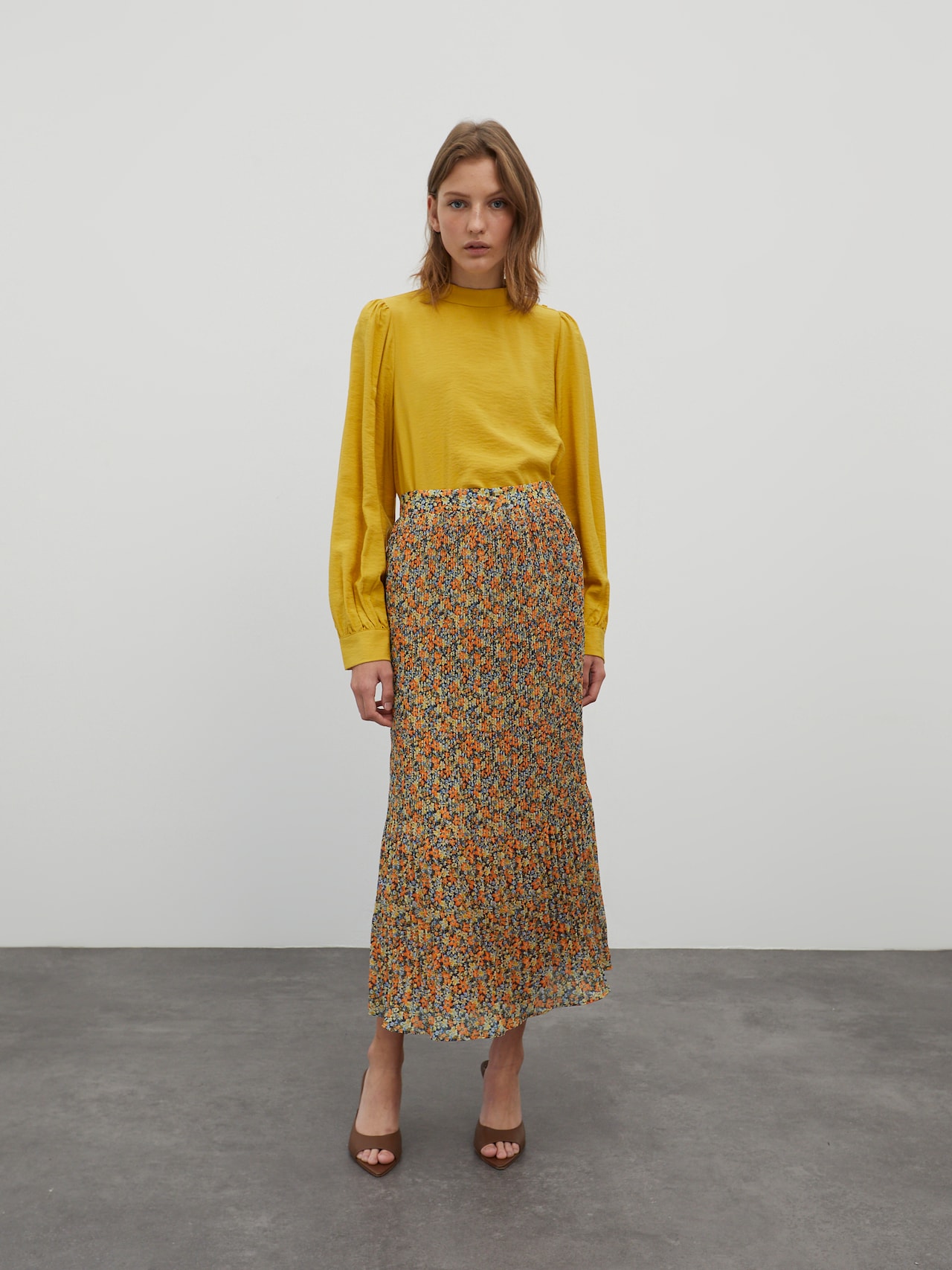 EDITED Jupe 'Asya' mélange de couleurs