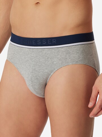 SCHIESSER Slip '95/5 Organic Cotton' in Grey