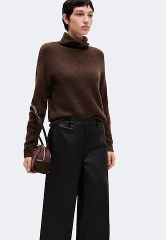 OBJECT Wide leg Broek 'OBJLisa' in Zwart