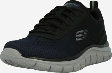 SKECHERS Platform trainers 'Track' in Blue: front