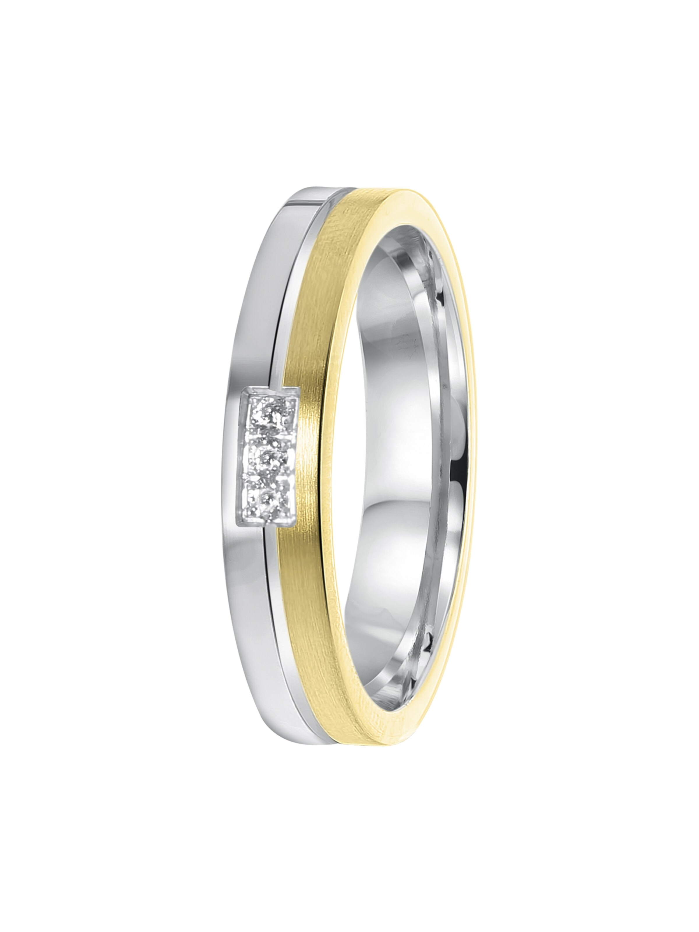 Lucardi Ring in Silber: Vorderseite