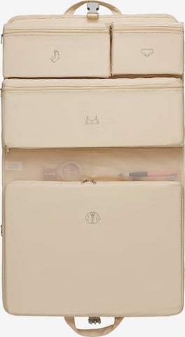 Kono Travel Bag in Beige: front