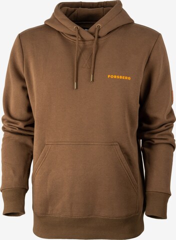 FORSBERG Sweatshirt in Braun: predná strana