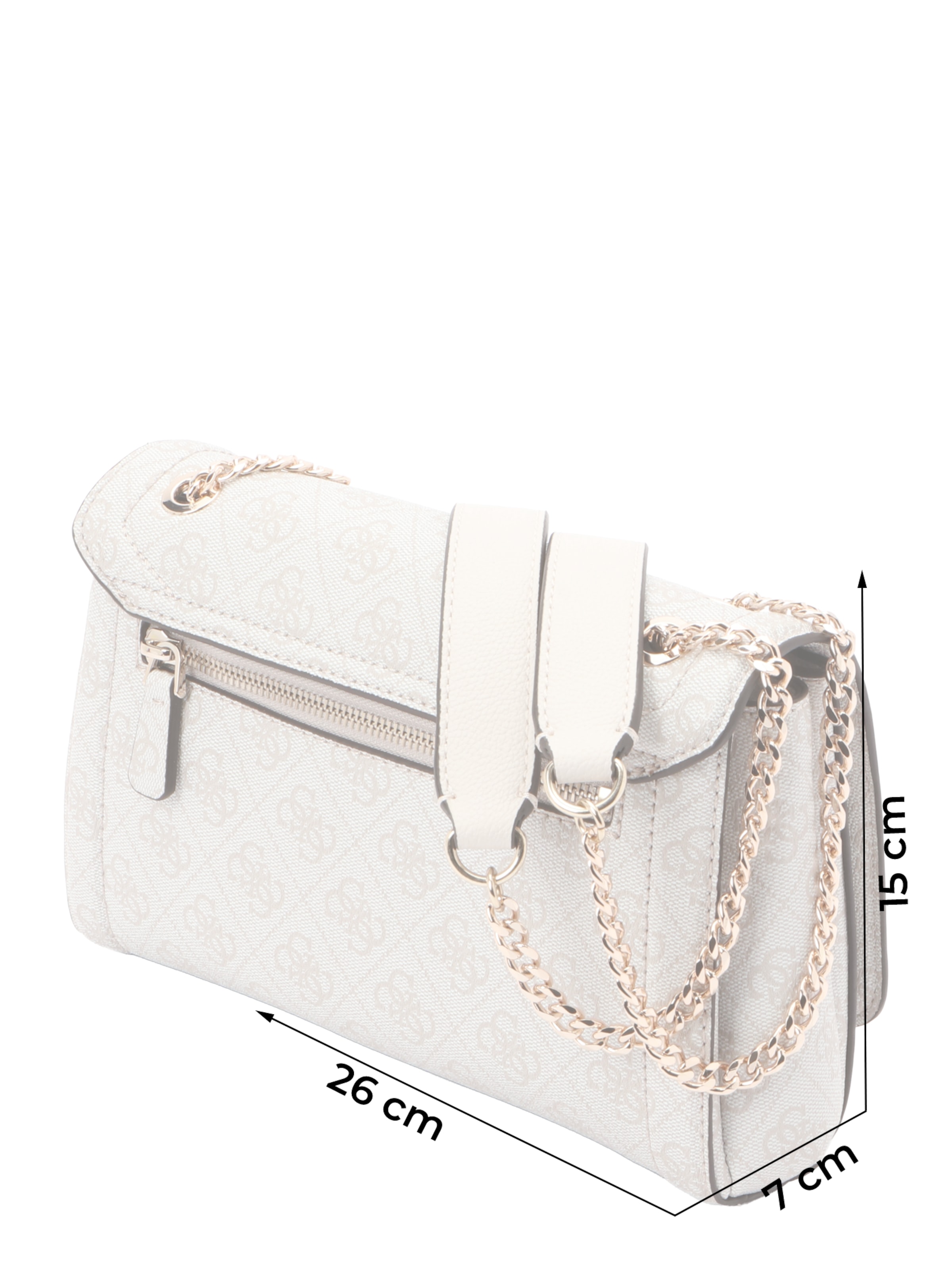 GUESS - Mala de ombro em branco