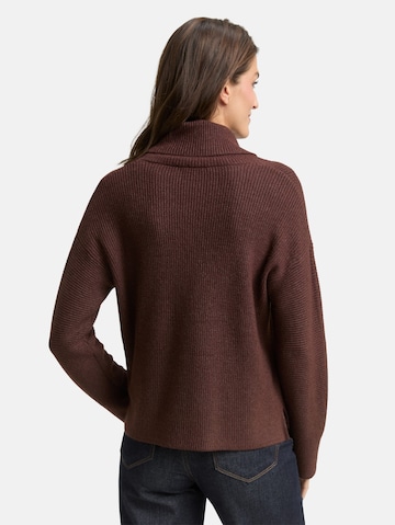 TOM TAILOR Sweater in Brown