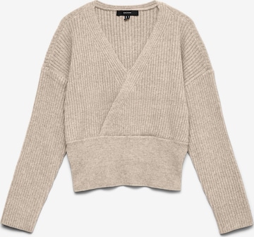 VERO MODA Trui 'VMDesire' in Beige: voorkant