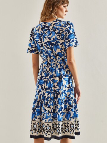 Bianco Lucci Jurk in Blauw