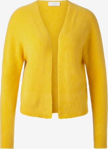 Rich & Royal Knit cardigan in Yellow: front