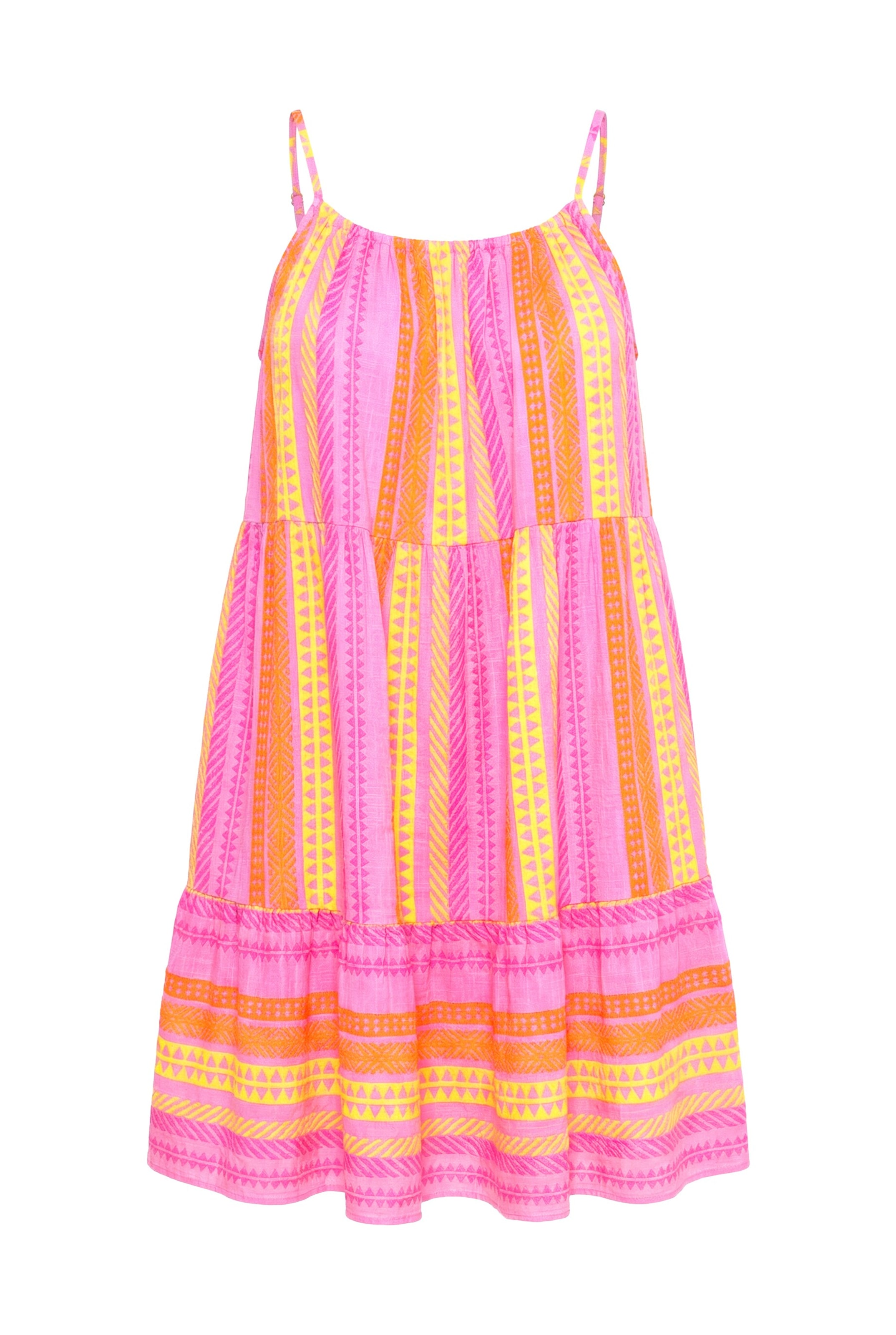 Angel of Style Jurk in Roze: voorkant