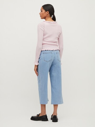 VILA Wide Leg Jeans 'Neina' i blå