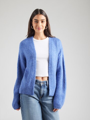 JDY Gebreid vest 'JDYDINEA' in Blauw: voorkant