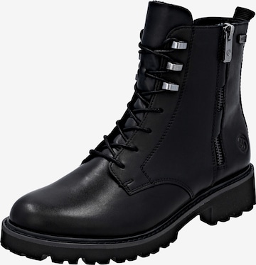 REMONTE Schnürstiefelette in Schwarz: Vorderseite