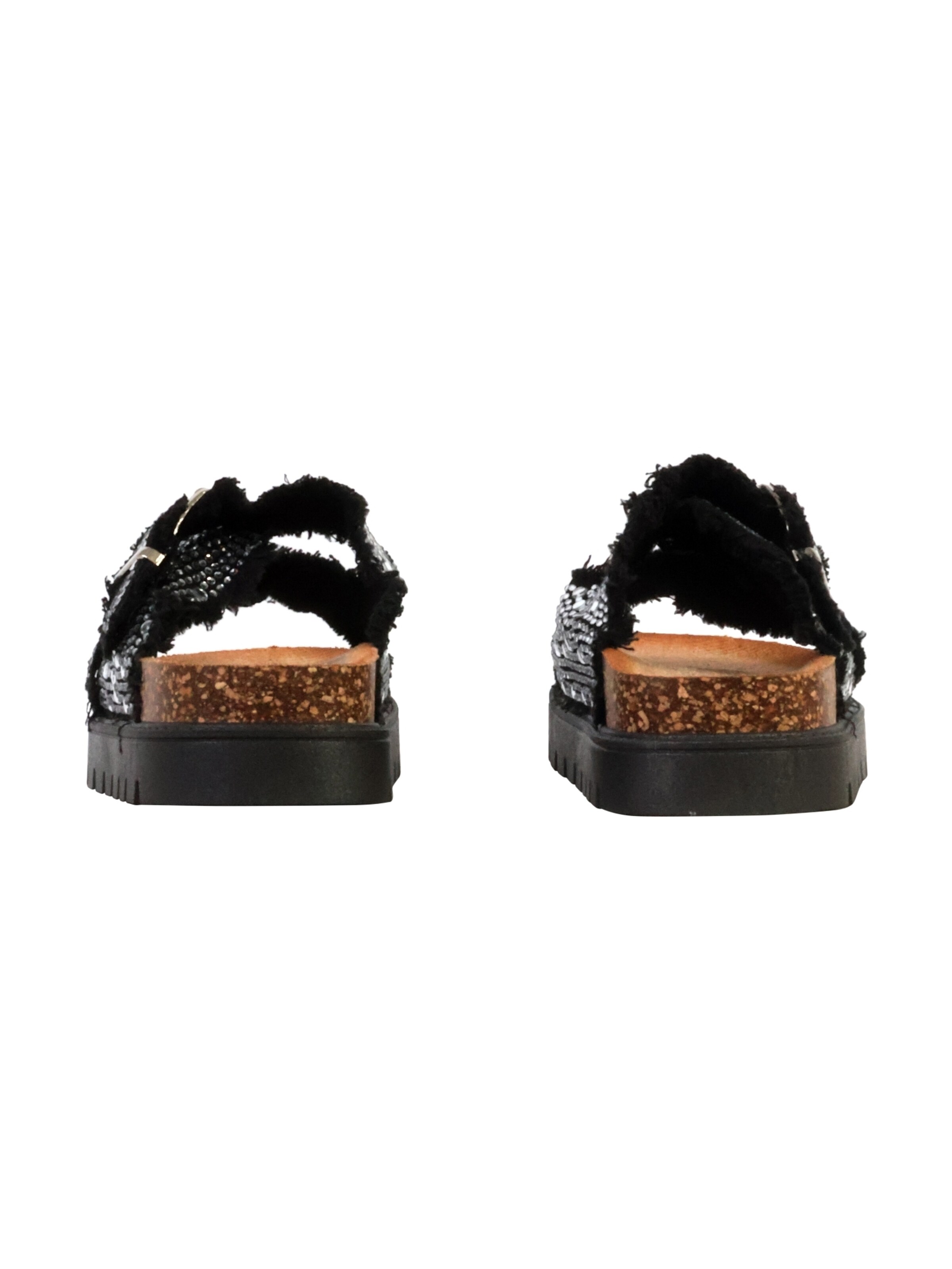 Super Mode Pantolette‌‌‌ in Schwarz