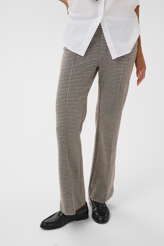 Part Two Flared Trousers 'Pontas' in White: front