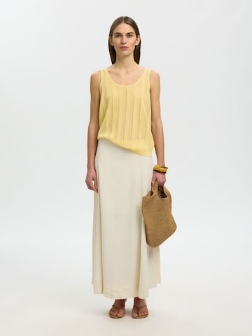 SELECTED Knitted top in Yellow