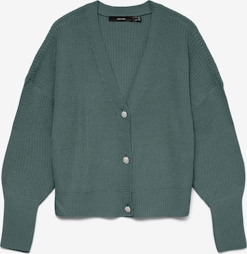 VERO MODA Strickjacke 'VMLealight' in Grün: Vorderseite