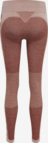 Skinny Pantalon de sport Hummel en rouge