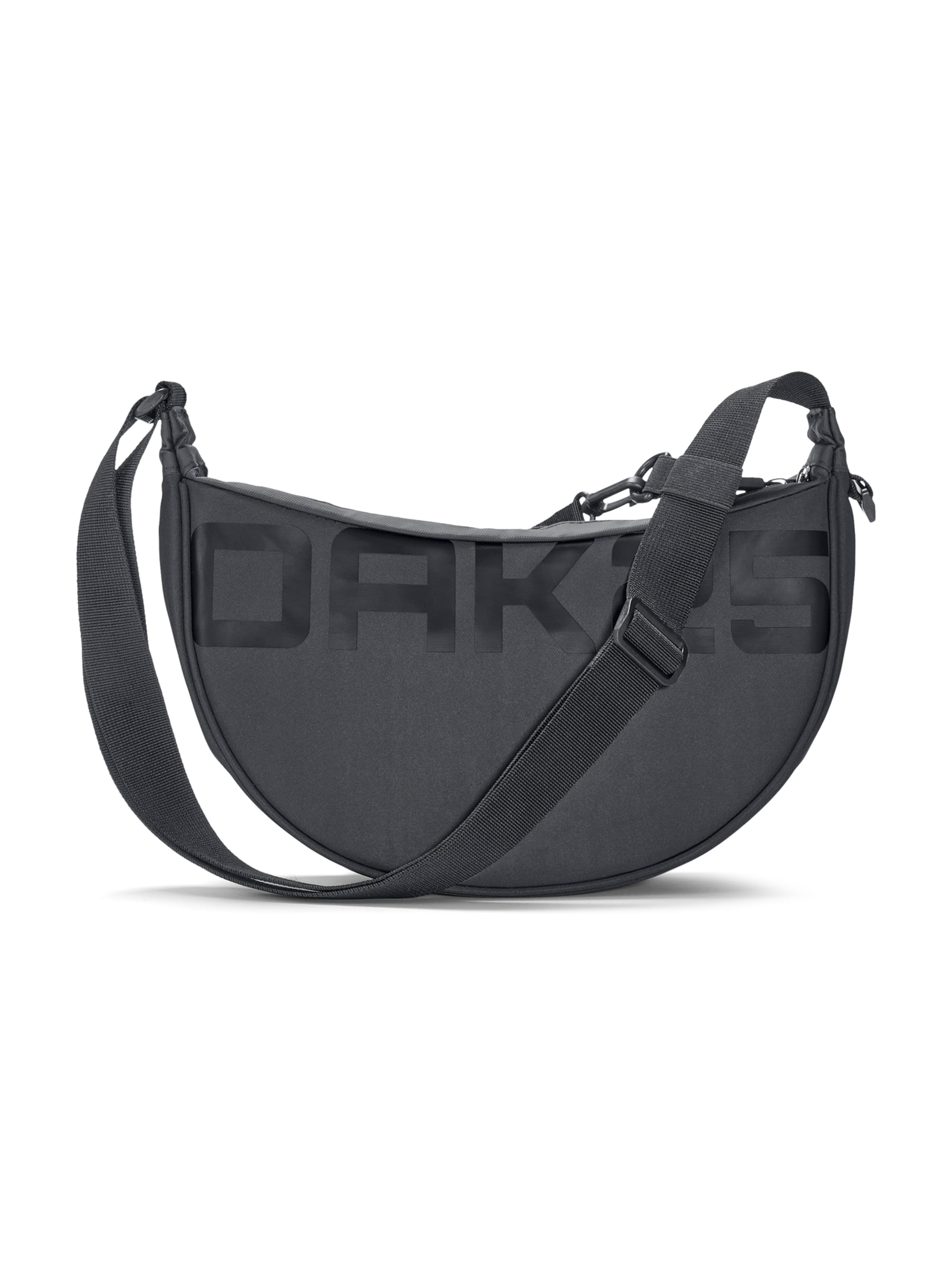 OAK25 Taška cez rameno 'Luminite' - Čierna: predná strana