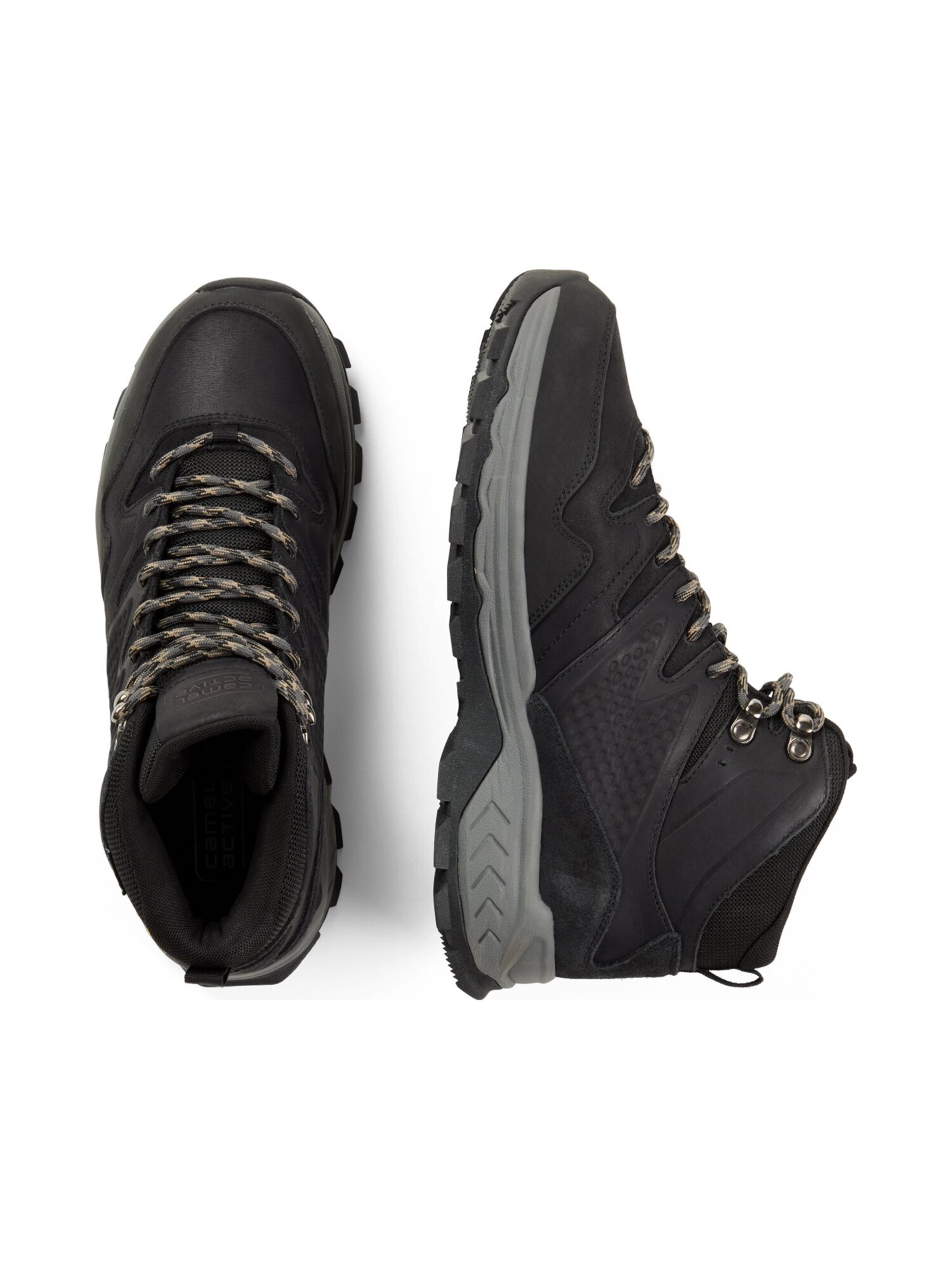 CAMEL ACTIVE Lace-Up Boots in Black
