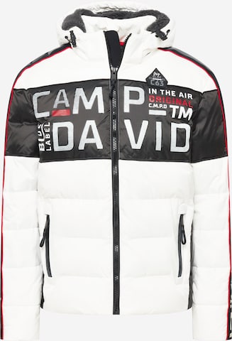 CAMP DAVID Winter Jacket in White: front