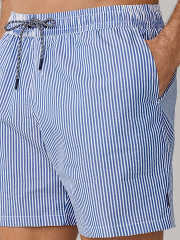 Pantaloncini da bagno 'SEERSUCKER' di Hackett London in blu