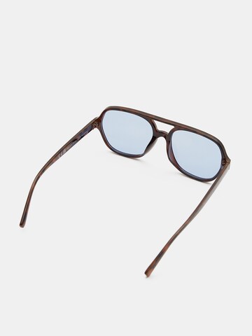 Pull&Bear Sluneční brýle – hnědá
