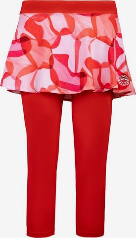 BIDI BADU Athletic Skorts 'Faida Tech' in Red: front