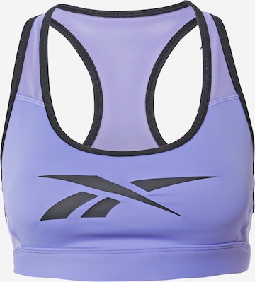 Reebok Bustier Biustonosz sportowy 'Lux Racer' w kolorze fioletowy: przód