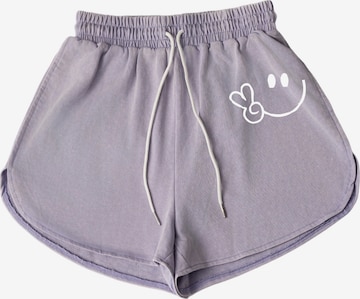 GORHEY Zwemshorts in Lila: voorkant