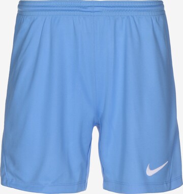 NIKE Workout Pants 'Park III Dry' in Blue: front