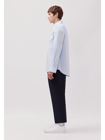 Coupe regular Chemise business Studio Seidensticker en bleu