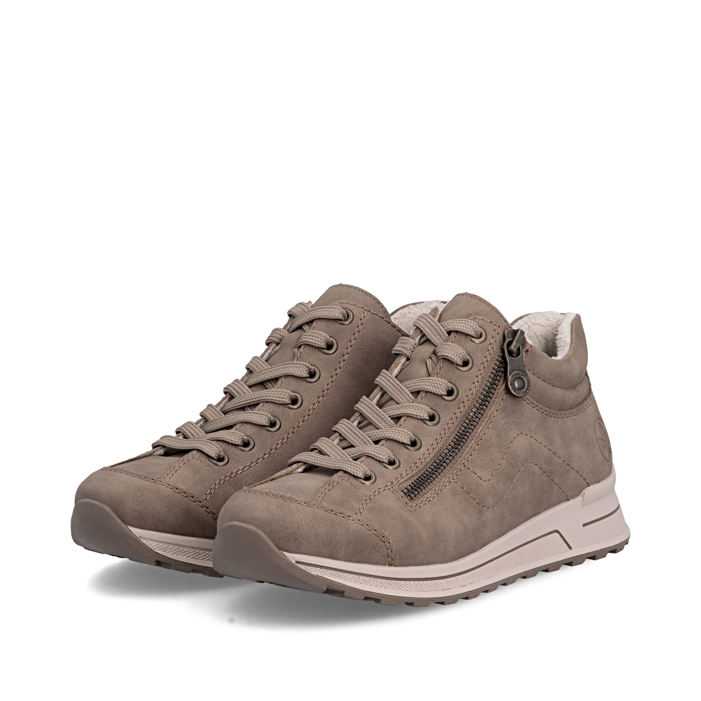 Baskets hautes Rieker en beige