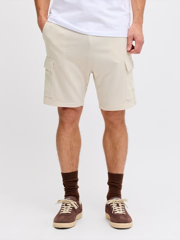 JJ Rebel Szabványos Cargo nadrágok 'JREBGORM' - fekete: elől