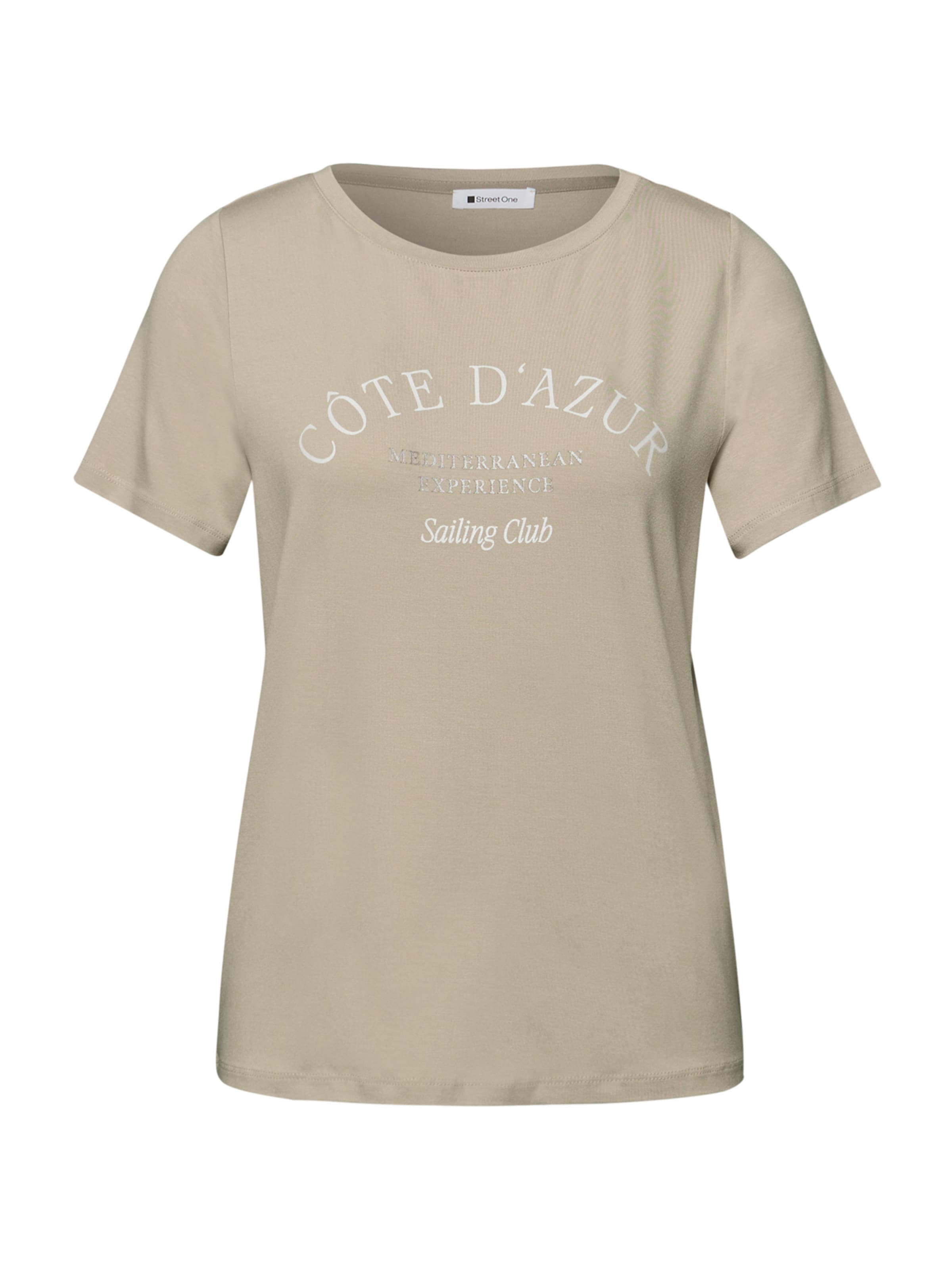 STREET ONE Тениска в бежово: отпред