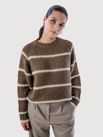 WEARABLE STORIES Pullover 'Nayla' in Grau