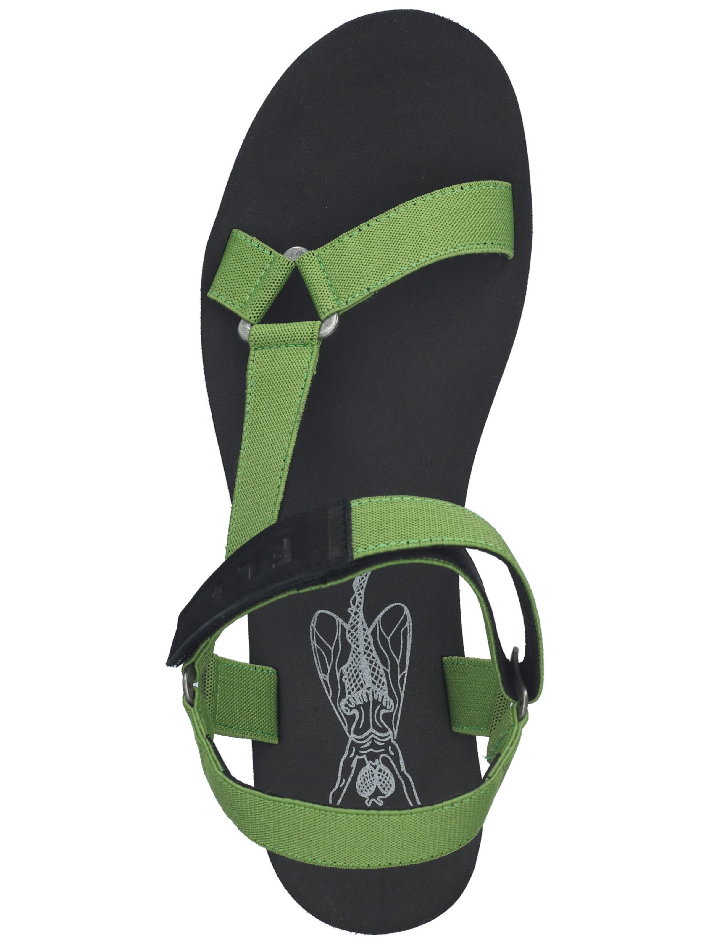 FLY LONDON Sandalen met riem in Groen