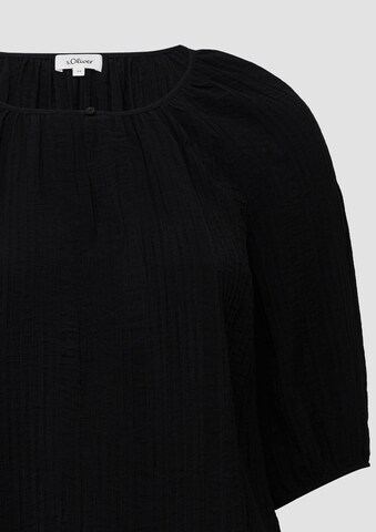 s.Oliver Blouse in Zwart