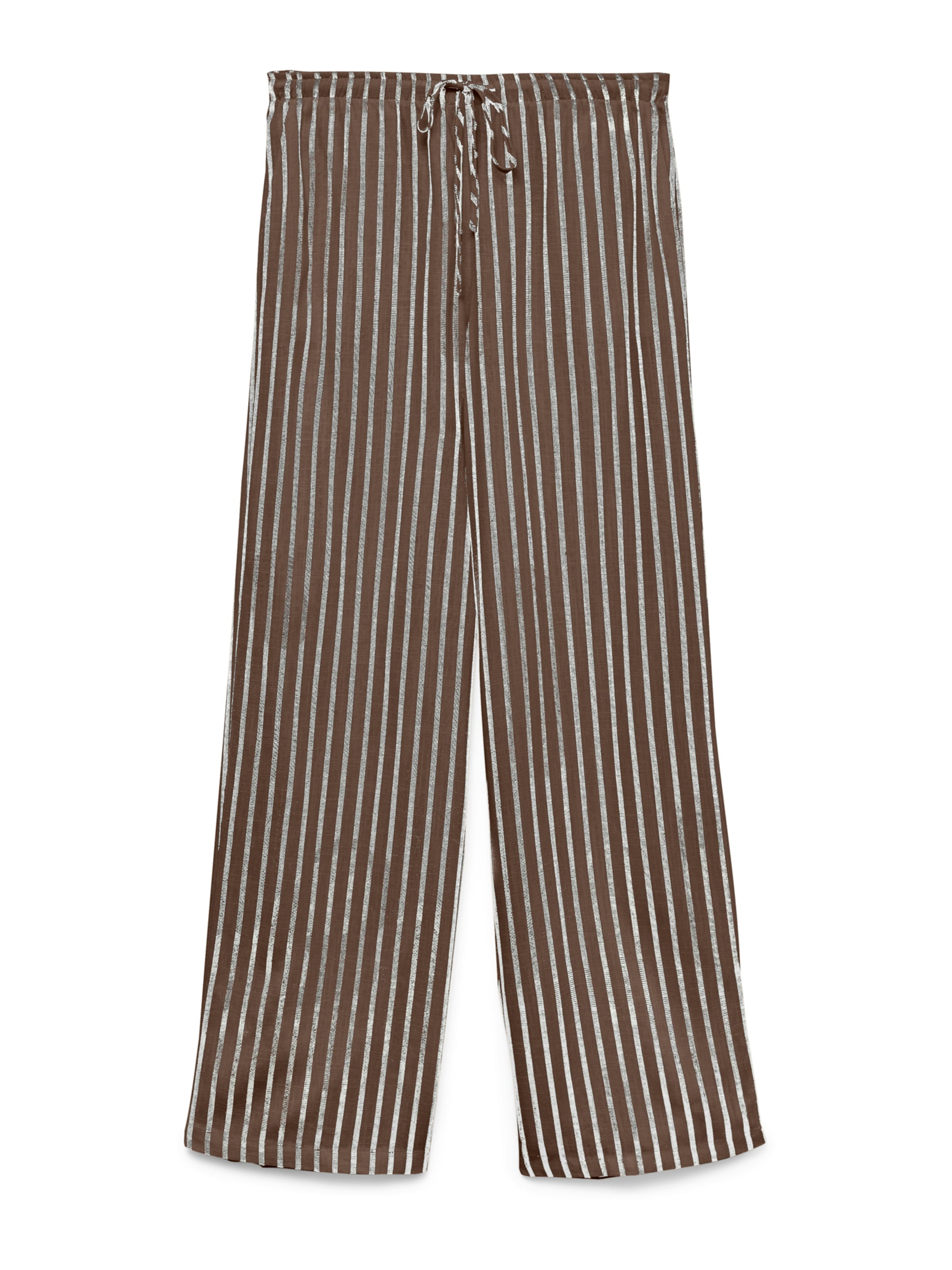 VERO MODA Pants 'VMROSIE' in 34/30 in Chocolate / White, Item view