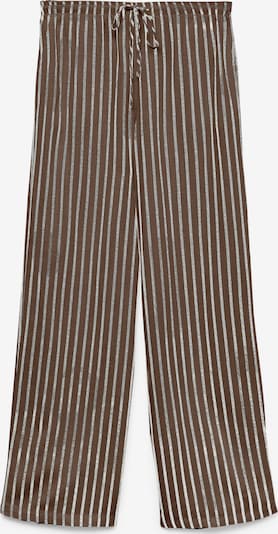 VERO MODA Housut 'VMRosie' koossa 34/30 värissä suklaa / valkoinen, Tuotenäkymä