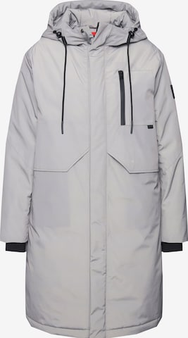 Ulla Popken Mantel in Grau: Vorderseite