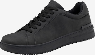 Ombre Platform trainers in Black: front