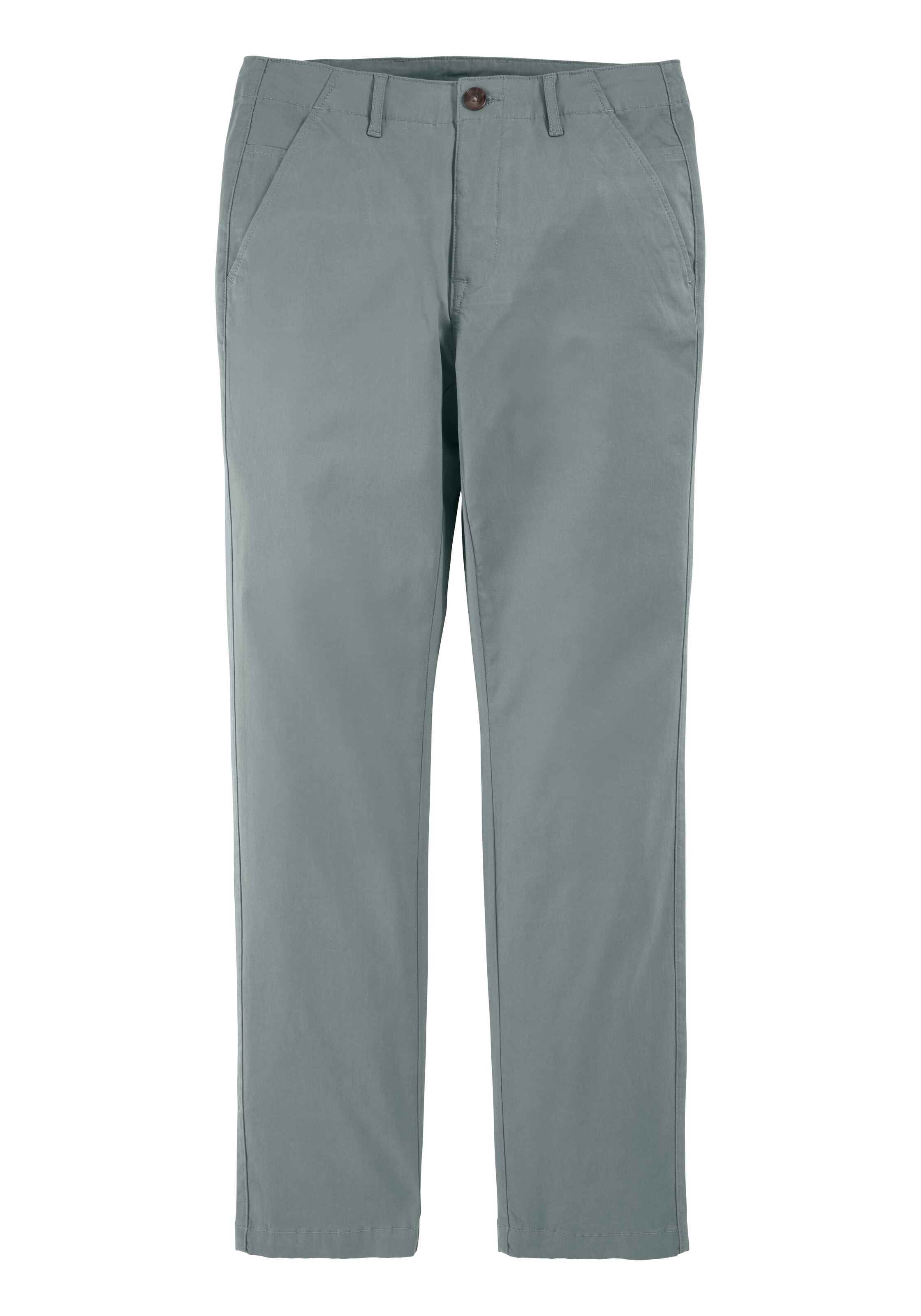 JOHN DEVIN Chino trousers in Grey: front