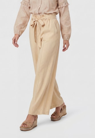 Wide Leg Pantalon usha FESTIVAL en beige : devant