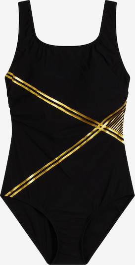 bonprix Shapingbadeanzug in M in gold / schwarz, Produktansicht
