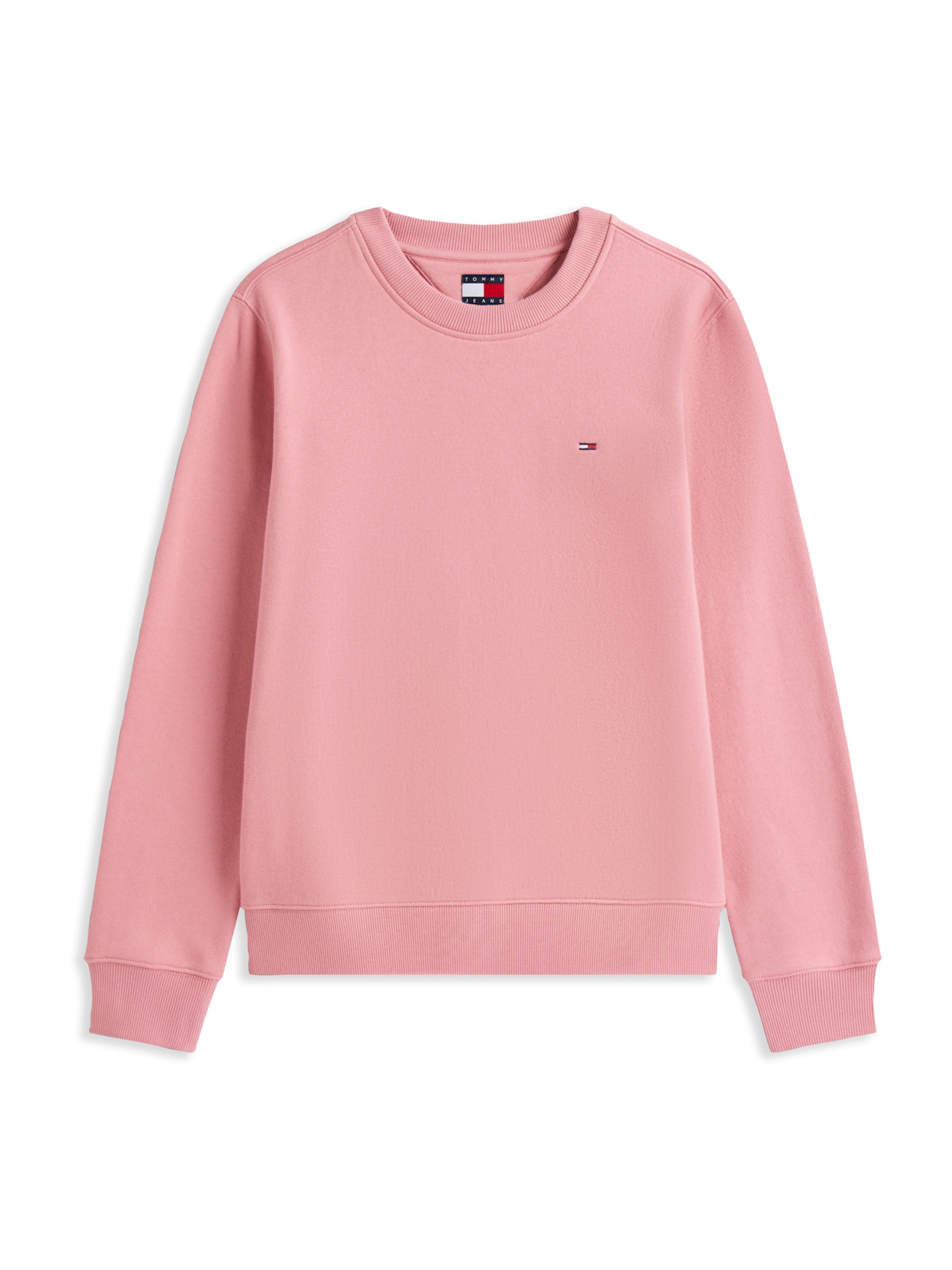 Tommy Jeans Μπλούζα φούτερ σε ροζ: μπροστά