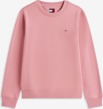 rožinė Tommy Jeans Megztinis be užsegimo: priekis