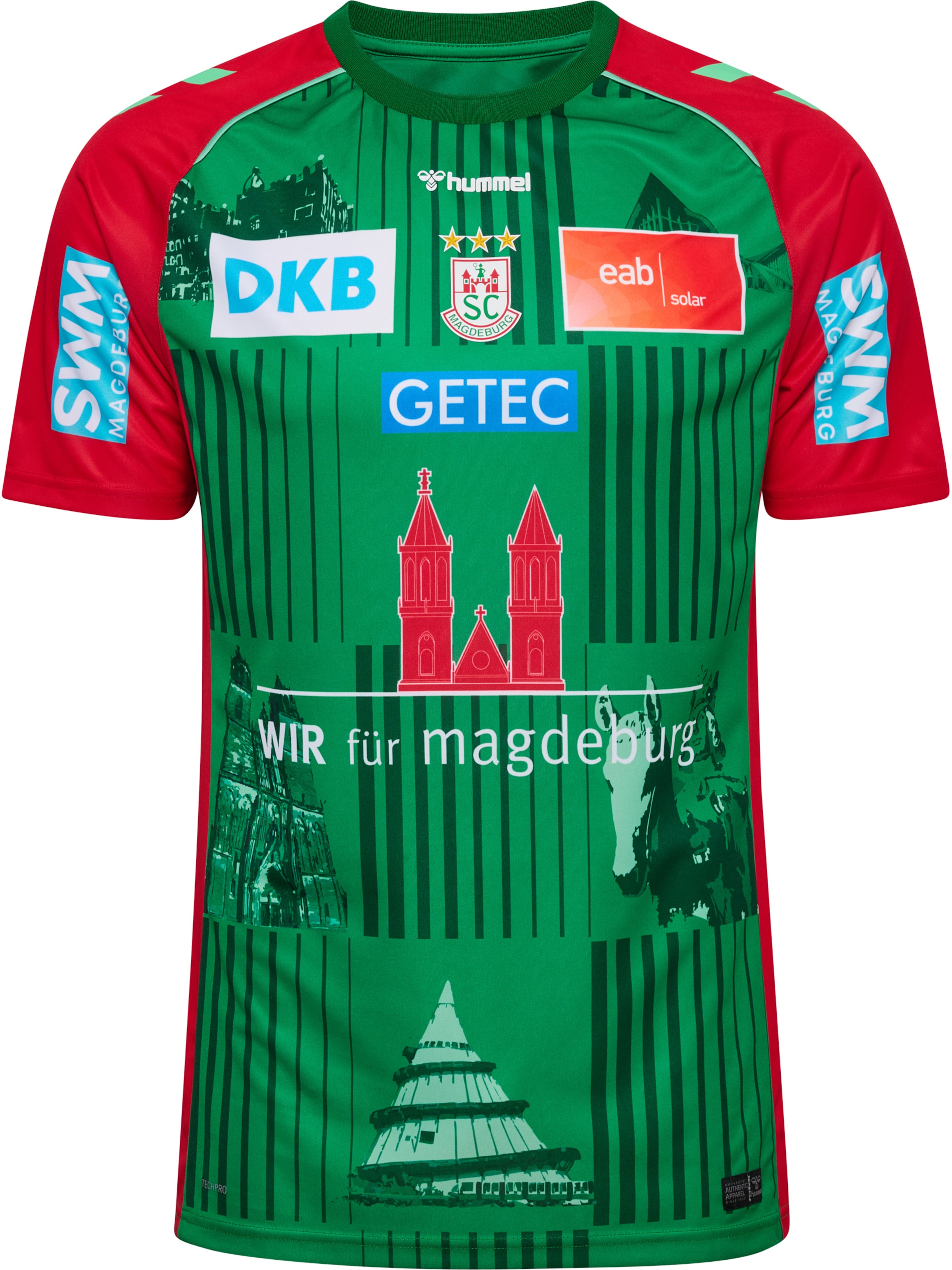 Hummel Performance Shirt in XXL in Green / Mixed colors, Item view